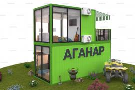 Быстровозводимый дом двухэтажный Аганар 3