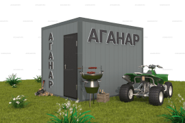 Блок контейнер Аганар 3 м 1