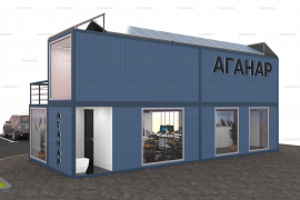 Автономный офис строительной компании Аганар 3