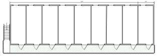 Модульное общежитие для строителей 2 этаж