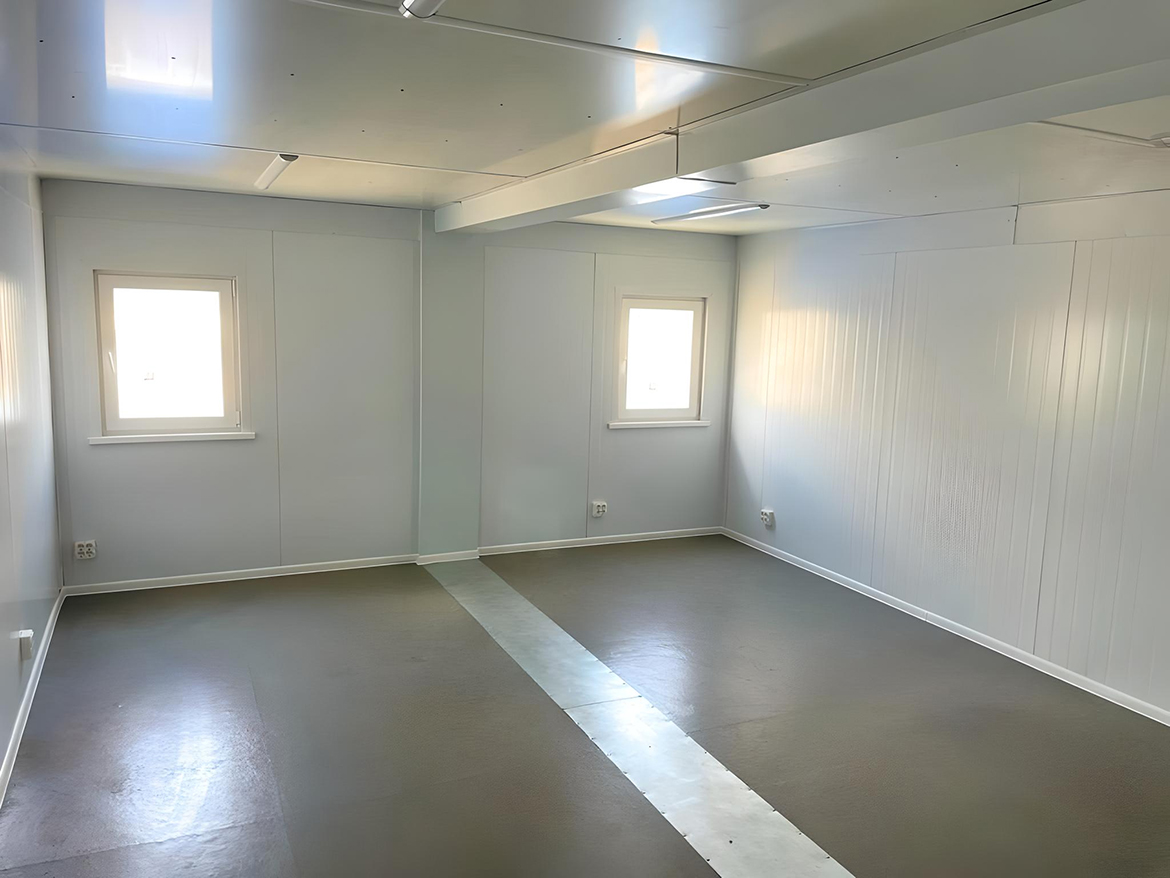 Отделка модульного здания Аганар внутри